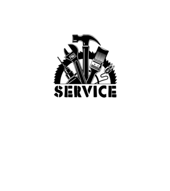 Service minta fehér pólón