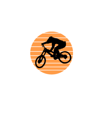 Bmx minta fekete pólón