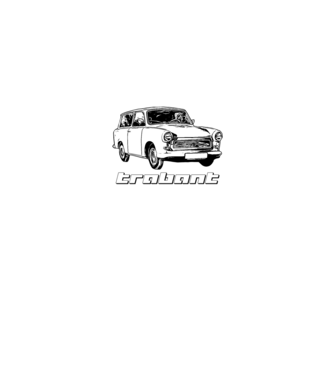 trabant minta fekete pólón