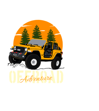 Jeep minta fekete pólón