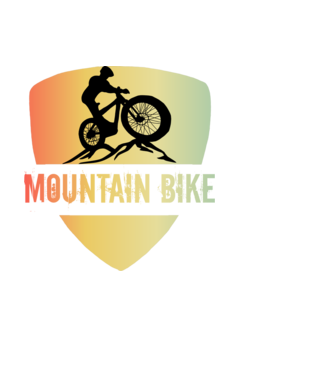 MOUNTAIN BIKE minta fekete pólón