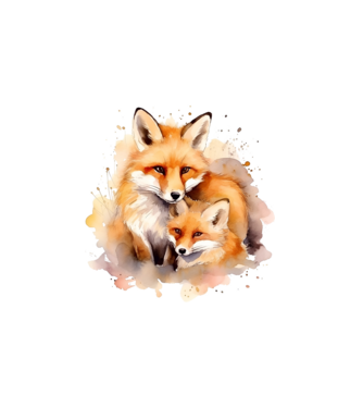 fox minta fehér pólón