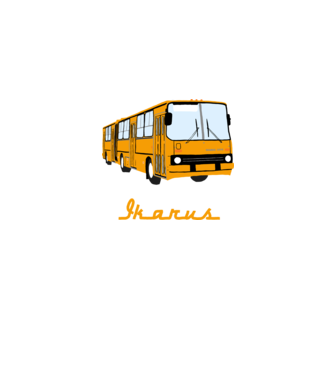 Ikarus  minta szürke pólón