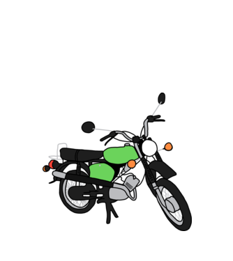 Simson  minta fehér pólón
