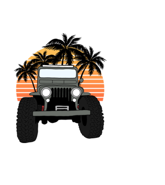 Jeep minta világoskék pólón