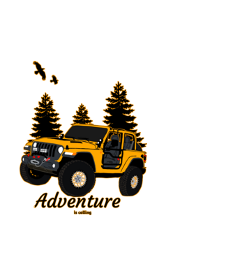 Jeep minta fehér pólón