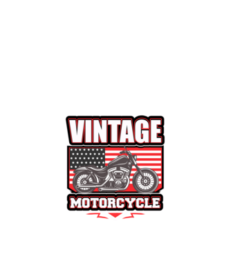 Motorcycle minta fehér pólón
