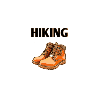 Hiking  minta fehér pólón