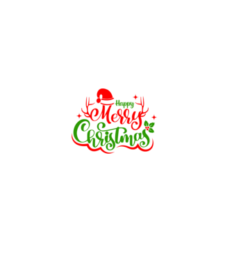 Merry Christmas minta szürke pólón