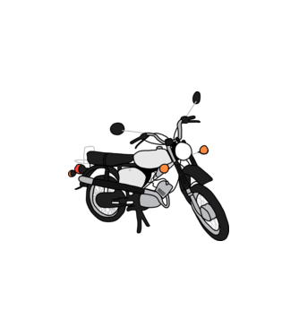 Simson  minta fehér pólón