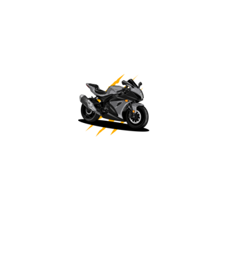 Sport motor  minta fehér pólón