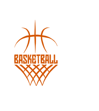BASKETBALL minta fekete pólón