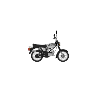 Simson  minta fehér pólón