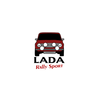 Lada rally Sport minta fekete pólón