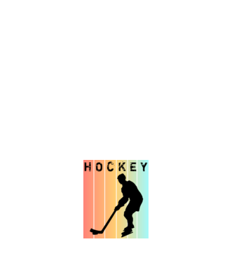 Hockey minta fehér pólón