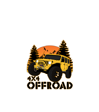Jeep minta fekete pólón