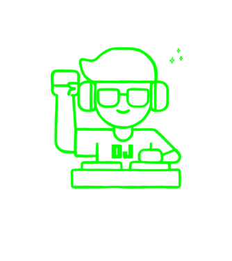 Dj minta homokszín pólón