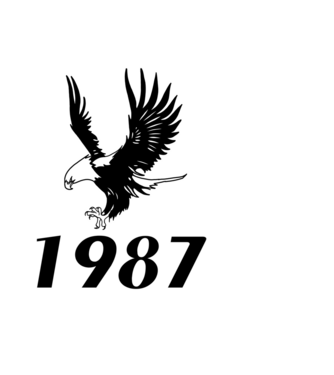 1987 minta fekete pólón