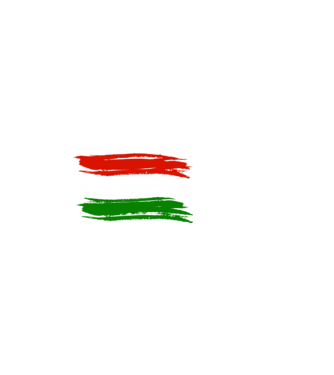 Magyarország  minta fekete pólón