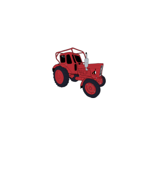 Traktor  minta világoskék pólón