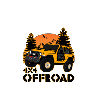 Jeep minta fehér pólón
