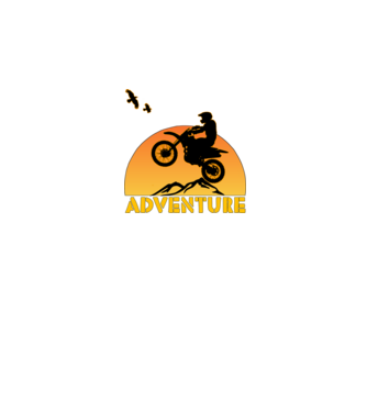 Adventure minta fekete pólón
