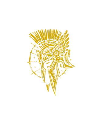 spartan minta fehér pólón