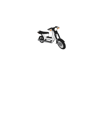 Simson sr50 minta fehér pólón