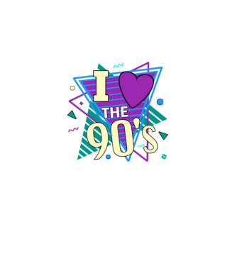 90s disco minta világos rózsaszín pólón