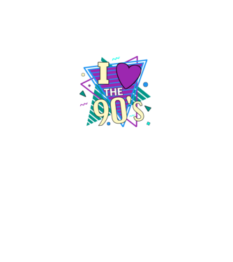 90s disco minta fehér pólón