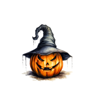 Halloween minta fehér pólón