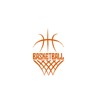 BASKETBALL minta fekete pólón