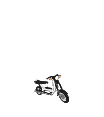 Simson sr50 minta fehér pólón