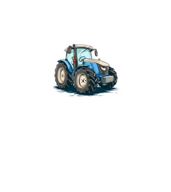 Traktor  minta fehér pólón