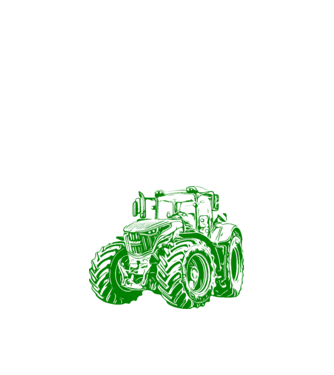 traktor minta fehér pólón