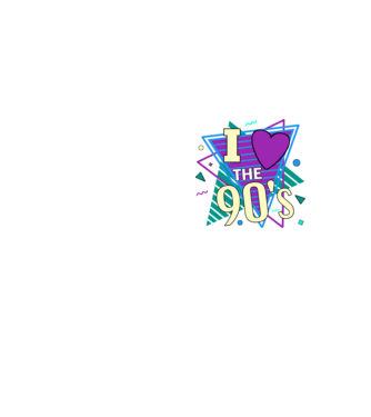 90s disco minta neonsárga pólón