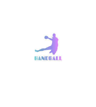 Handball  minta fekete pólón