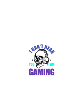 GAMER minta fehér pólón
