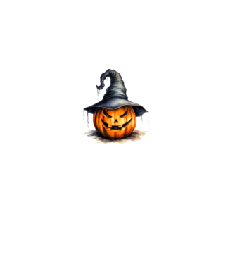 Halloween minta fehér pólón