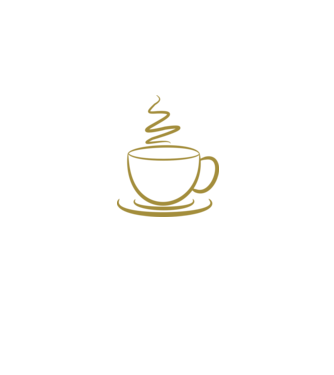 coffee   minta farmerkék pólón