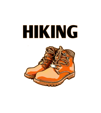 Hiking  minta fehér pólón
