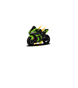 Sport motor  minta fehér pólón