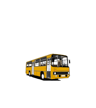Busz minta homokszín pólón