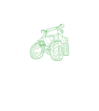 Traktor minta fekete pólón