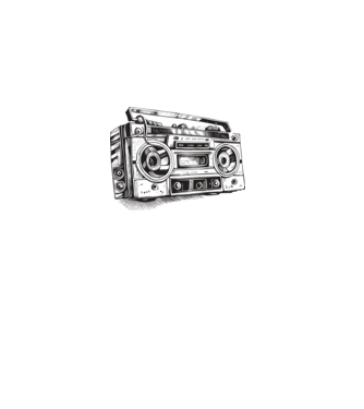 magnó minta fehér pólón