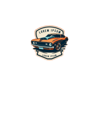 muscle car minta dusty pink pólón