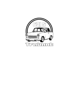 trabant minta fehér pólón