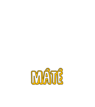 Máté  minta sötétkék pólón
