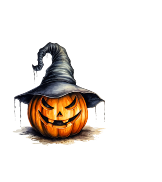 Halloween minta világoskék pólón