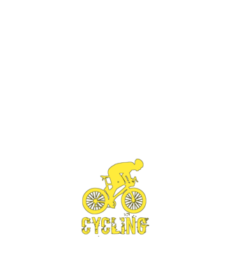 CYCLING minta sötétkék pólón